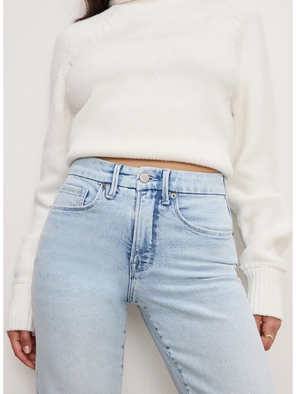 Good American Good Straight Curve Jeans
